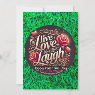 Valentine day celebration Card
