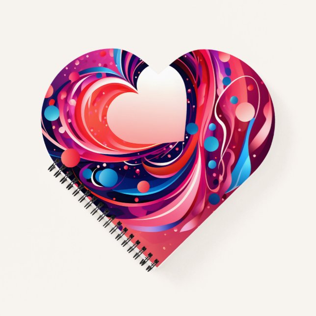 Valentine day design notebook (Front)