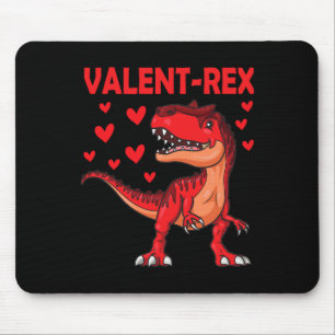Valentine Day Dinosaur Trex T Rex Boy Kids Girl To Mouse Mat