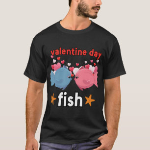 Valentine day fish T-Shirt