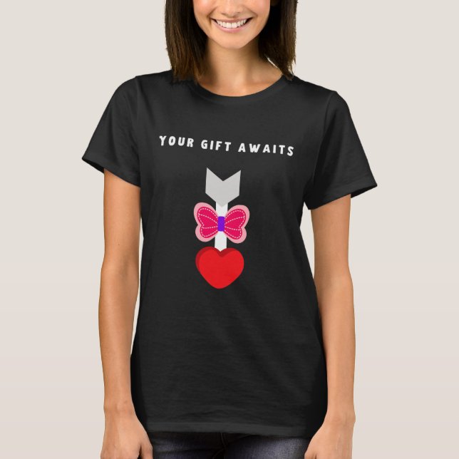 valentine day gifts for him naughty  T-Shirt (Front)