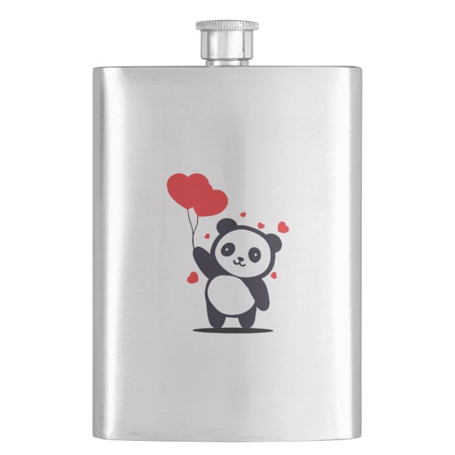 valentine day hip flask (Front)
