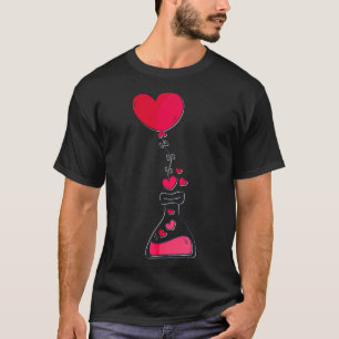 valentine day love heart red  best gift chemistry  T-Shirt
