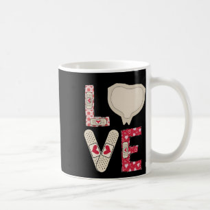 Valentine Day Medical Plaster Patch Funny Wound Ca Coffee Mug