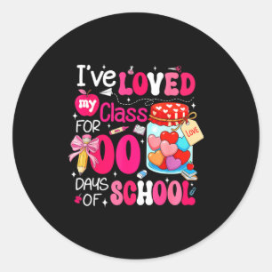 Valentine Day Shirt My Cl Is Full Of Sweethearts T Classic Round Sticker