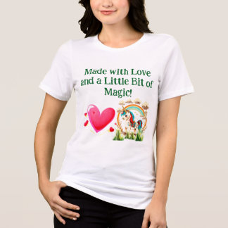 Valentine’ Day with Love and a Little Bit Magic  Tri-Blend Shirt