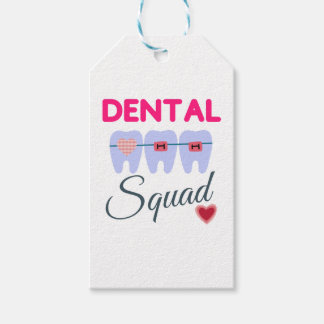 Valentine Dental Squad Gift Tags