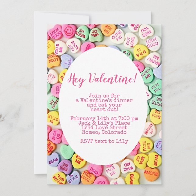 Valentine Dinner Invitation (Front)