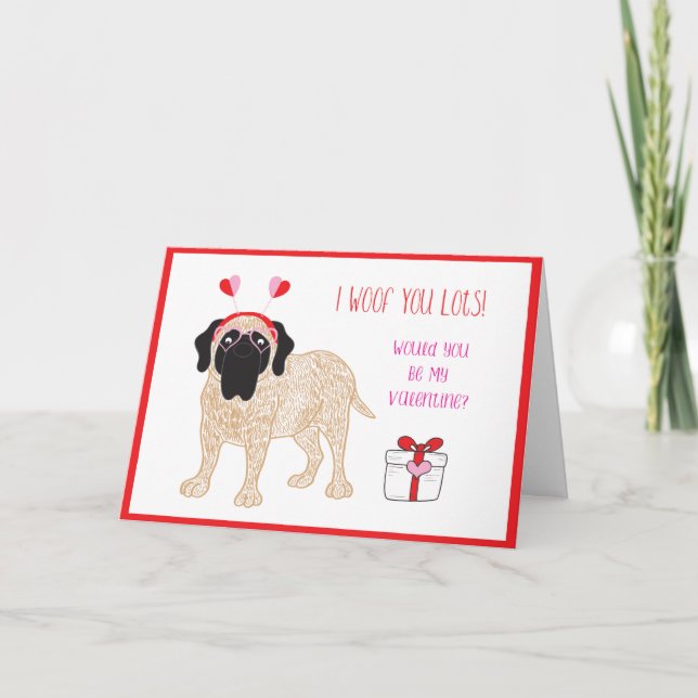 Valentine Dog Card (Front)