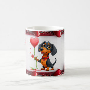 Valentine Dog Gift For Her Coffee Mug