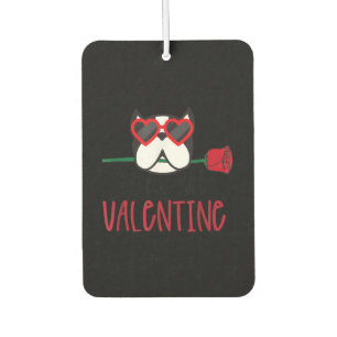 Valentine Dog Heart Love Valentines Day Love Car Air Freshener