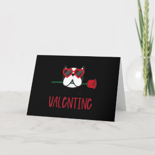 Valentine Dog Heart Love Valentines Day Love Holiday Card