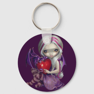 "Valentine Dragon" Keychain