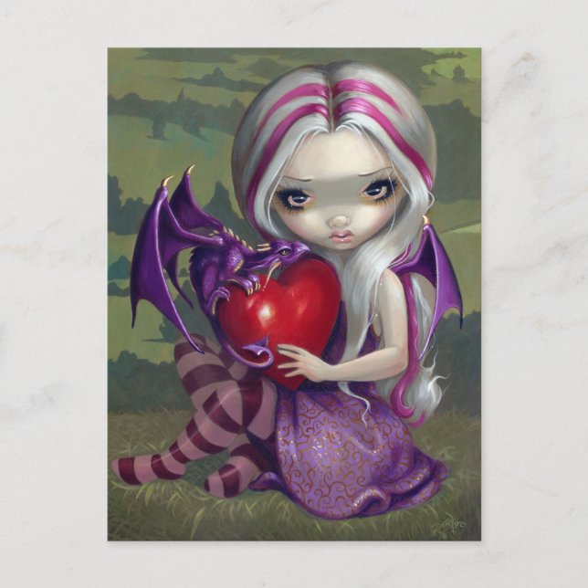 "Valentine Dragon" Postcard (Front)