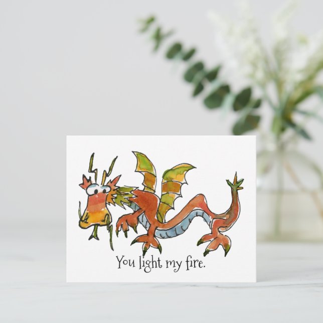 Valentine Dragon-You Light My Fire (Standing Front)