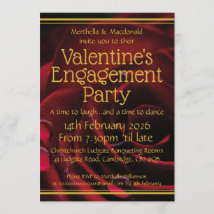 VALENTINE ENGAGEMENT Scripture Christian Invitation