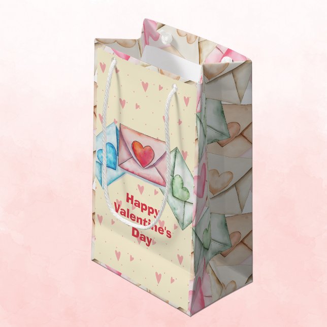 Valentine Envelope and Hearts Small Gift Bag (Creator Uploaded)