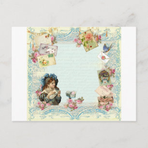 Valentine Ephemera Love Letters Holiday Postcard