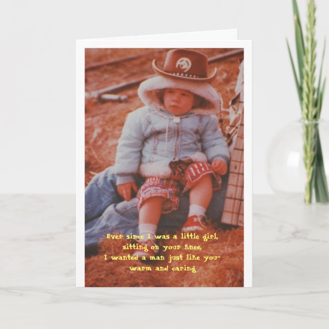 Valentine - Ever since I was a little girl,sitting Holiday Card (Front)