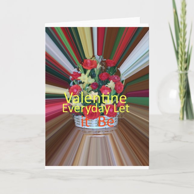 Valentine Everyday Share the Love Holiday Card (Front)