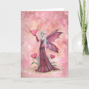 Valentine Fairy Card Faerie Art