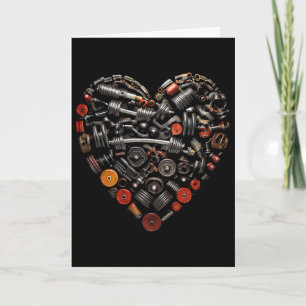 Valentine Fitness Weights And Gym Workout Heart Gr Card