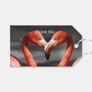 Valentine Flamingo Gift Tags