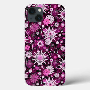 Valentine Floral Pattern iPhone 13 Case