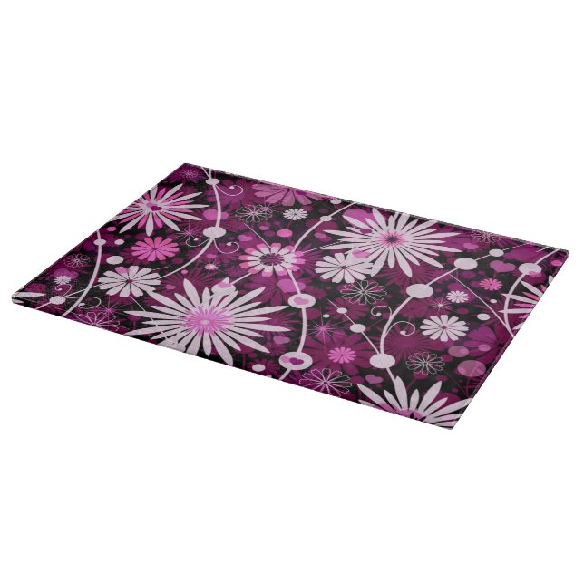 Valentine Floral Pattern Cutting Board (Corner)
