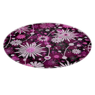 Valentine Floral Pattern Cutting Board