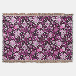 Valentine Floral Pattern Throw Blanket