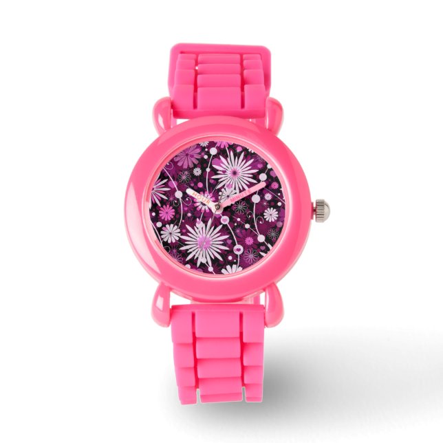 Valentine Floral Pattern Watch (Front)
