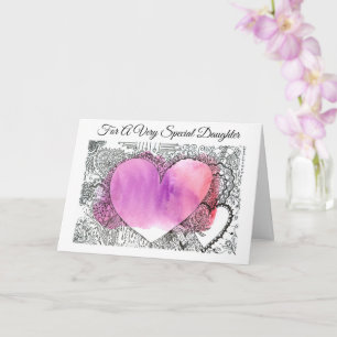 Valentine For A Very Special Daughter, Card