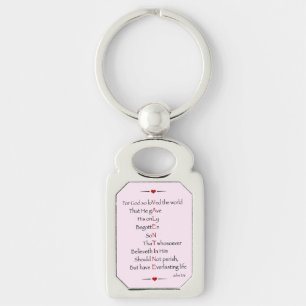 VALENTINE - For God So Loved the World Key Ring