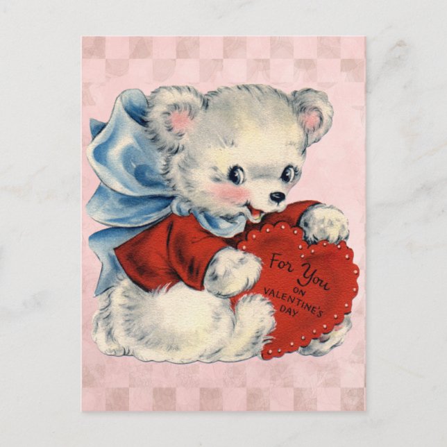 Valentine for Kids Holiday Postcard (Front)