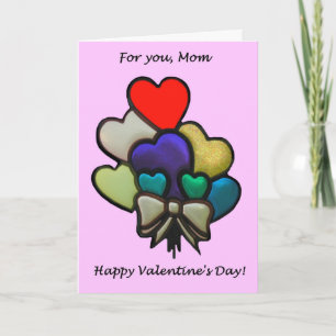 Valentine for Mum Holiday Card