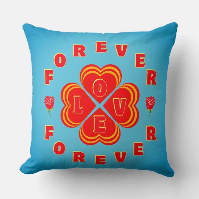 Valentine Forever Love Cushion (Front)