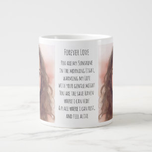 Valentine, Forever love Large Coffee Mug