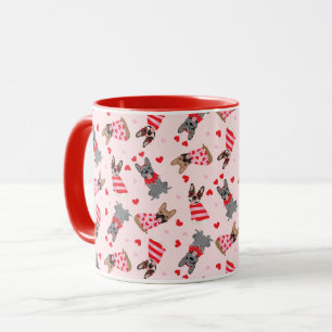 Valentine French Bulldogs Mug