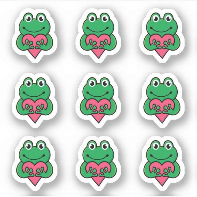 Valentine Frog love (Front)