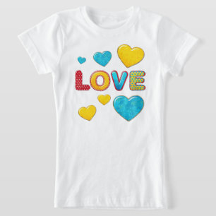 Valentine Fun 3D Mix and Match KIDS T-Shirt
