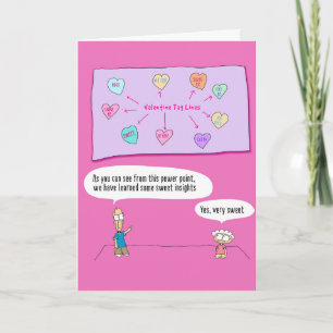 Valentine Funny Candy Hearts Card - 120