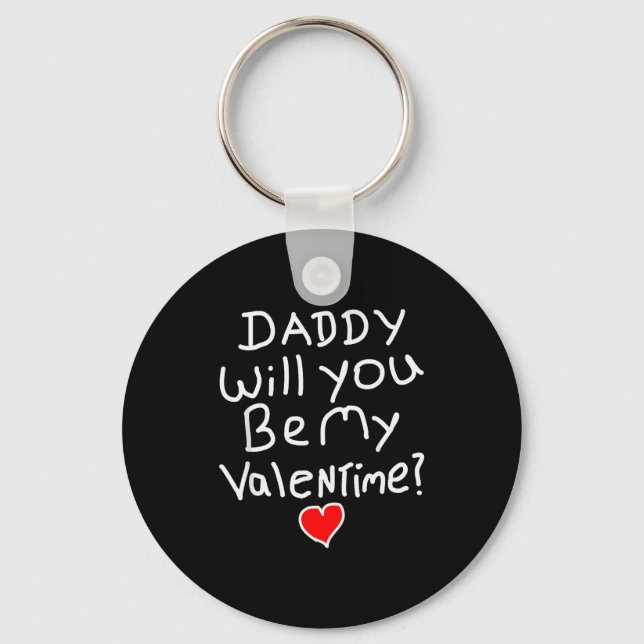 Valentine Funny Dad  Key Ring (Front)