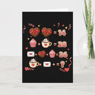 Valentine Funny Math Equation 6 7 Six Seven Meme T Card