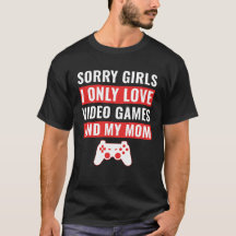 Valentine Gaming Love Mum and Video Games T-Shirt