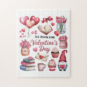 Valentine Gift All Book for Valentines Day Jigsaw Puzzle