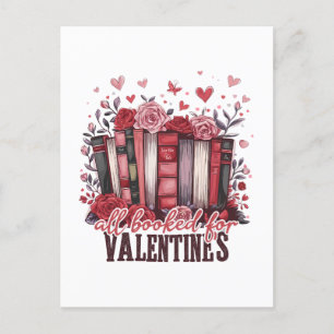 Valentine Gift   All Booked For Valentine Postcard