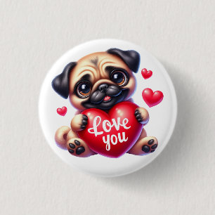 Valentine Gift - Boxer Bliss \ 3 Cm Round Badge