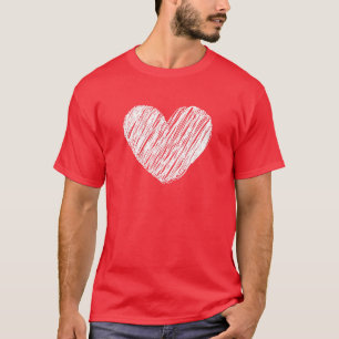 Valentine Gift For Her Simple Purview Design T-Shirt