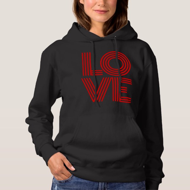 valentine gift for him simple purview design hoodie (Front)